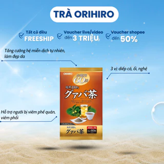 Trà orihiro 60 gói các vị - Hàng nội địa Nhật