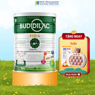 Sữa Bột Buddilac Pedia - Giúp Bé Ăn Ngon, Tăng Cân, Phát Triển Toàn Diện - Lon 900g