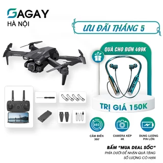 Flycam mini H66 Pro máy bay không người lái, Camera kép, Dung lượng pin lớn, Bảo hành 12 tháng