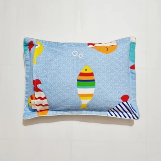 GỐI NẰM RUỘT GÒN ÁO COTTON, KARA CHẦN GÒN KIMHOME 22X40cm, 30x40cm, 30x50cm cho bé 1 đến 8 tuổi