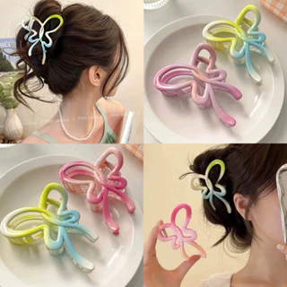 🧚🏻‍♀️Ganten🧚🏻‍♀️  🎀2024 Phong Cách Mới Ngọt Ngào Dopamine Gradient Lấy Kẹp Tóc Hình Trái Tim Tình Yêu Xuân Hè Kích Thướ