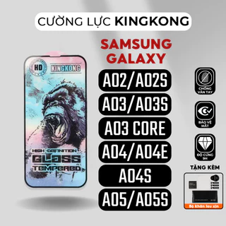 Kính cường lực KINGKONG Samsung galaxy A02/A02S/A03/A03 Core/A03S/A04/A04S/A04E/A05/A05s | miếng dán màn hình SS