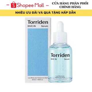 Serum Torriden Dive In Serum giúp cấp ẩm cho da Low Molecular Hyaluronic Acid Chai 50ml