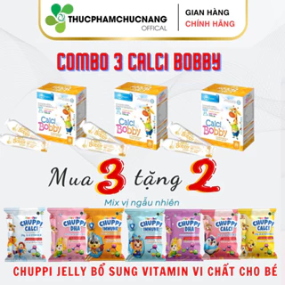 COMBO 3 CALCI BOBBY TW Hanopharco cho bé giúp xương và răng phát triển và chắc khỏe