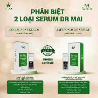 Serum Dr mai Nguyên Chất Và Mix Safron Mẫu Mới Chính Hãng Giúp Da Trắng Sáng