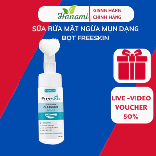 Sữa rửa mặt ngừa mụn dạng bọt Freeskin Cleansing Foam 120ml- Shop Hanami