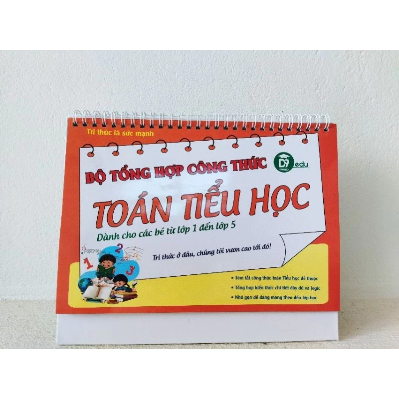 (Hàng chính Hãng) Bộ Lịch Để Bàn Công Thức Toán Học Tổng Hợp Kiến Thức Dành Cho Học Sinh Tiểu Học