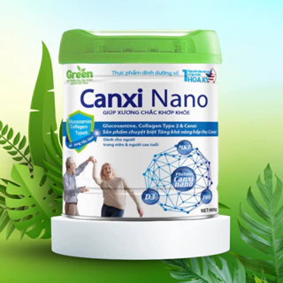 Sữa Canxi Nano cho người già và người trung niên Green Milk xương khớp chắc khỏe và cải thiện cơ thể