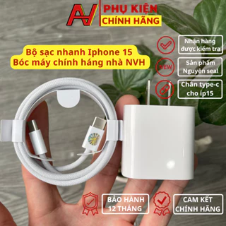 Bộ sạc nhanh PD 20w bóc máy chính hãng NAVAHA củ cáp sạc zin theo máy dùng cho IP 15 promax bảo hành 12 tháng