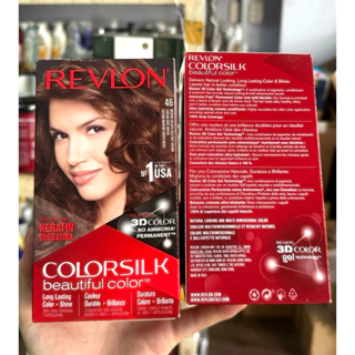 (Chính Hãng)-Thuốc nhuộm tóc Revlon Colorsilk NK Mỹ - Không Hại Da Đầu 130ml