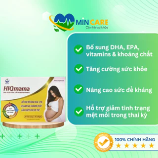 HIQmama - Vitamin tổng hợp bổ sung DHA, EPA, Vitamin và khoáng chất cho mẹ bầu