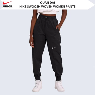 Quần dài nữ NSW Swoosh Woven Pants ; Quần dài NIKE thể thao phong cách đường phố năng động DC6942