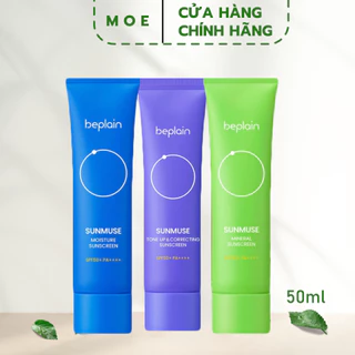 Kem chống nắng Beplain Sunmuse filter lai Nâng Tone & Hiệu chỉnh da SPF 50+ PA++++ 50ml