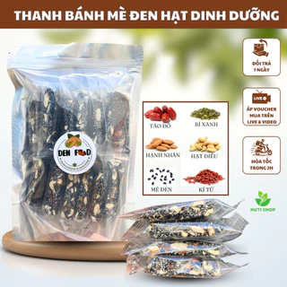 [GÓI 500G] Thanh Bánh Mè Đen Hạt Dinh Dưỡng Ngon Bổ Dưỡng