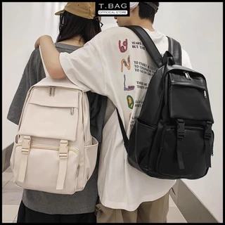 [ Giá mở bán ] Balo da T.BAG, balo đi học, nam nữ T.BAG cặp đi học dày 3 lớp chống nước, chống sốc laptop 15.6inch mã S0