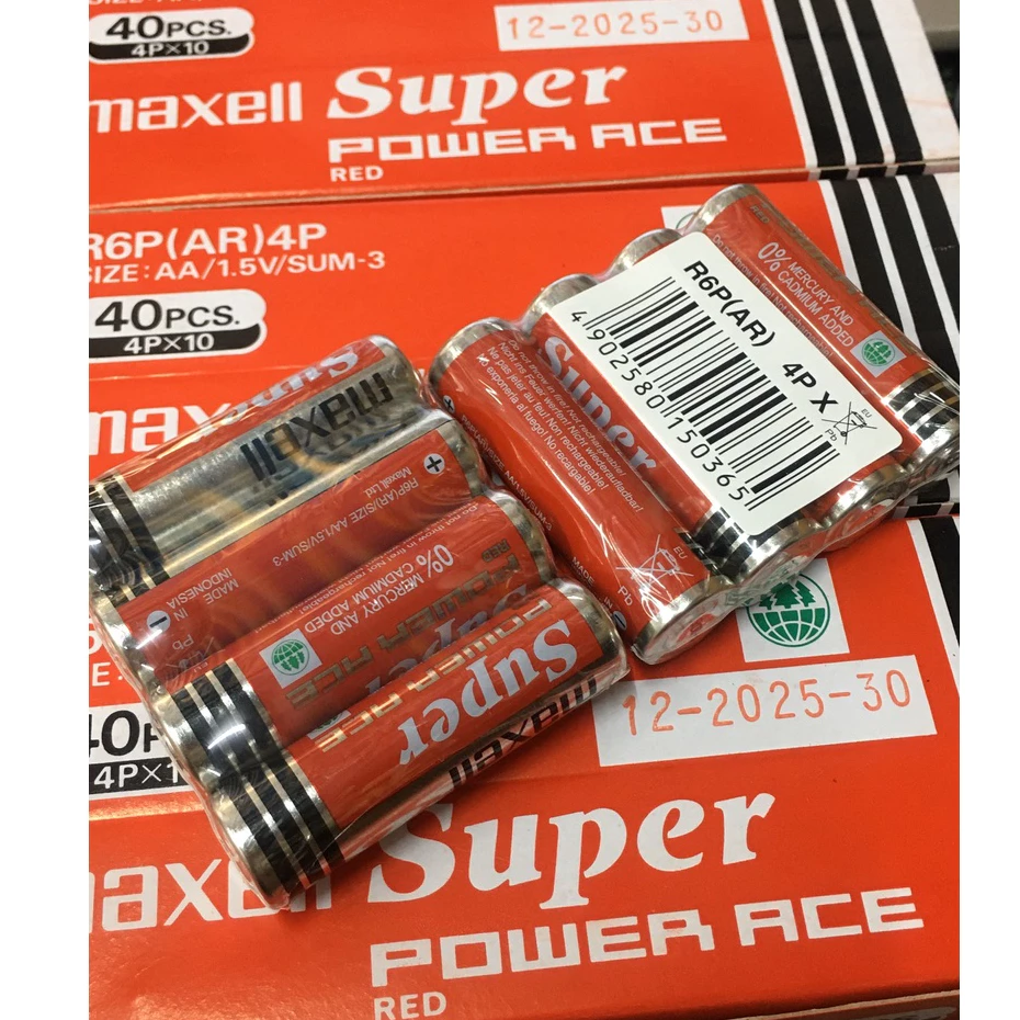 Pin Tiểu 2A Super Maxell (Chính Hãng ) 40 Viên/Hộp