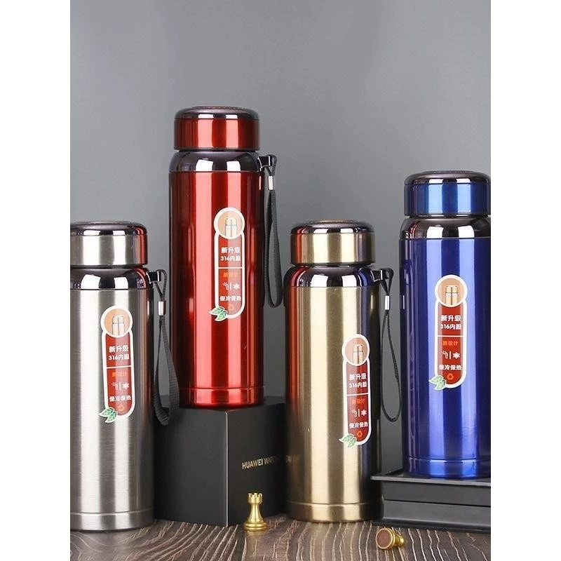 Bình Giữ Nhiệt Nắp Kim Cương Inox 304 chân không 2 Lớp loại 1000ML