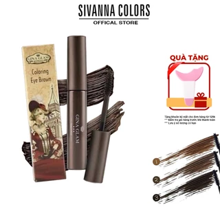 Chuốt mày mascara Sivanna Gina Glam Coloring Eyebrow cong tự nhiên chống nước dài mi G38