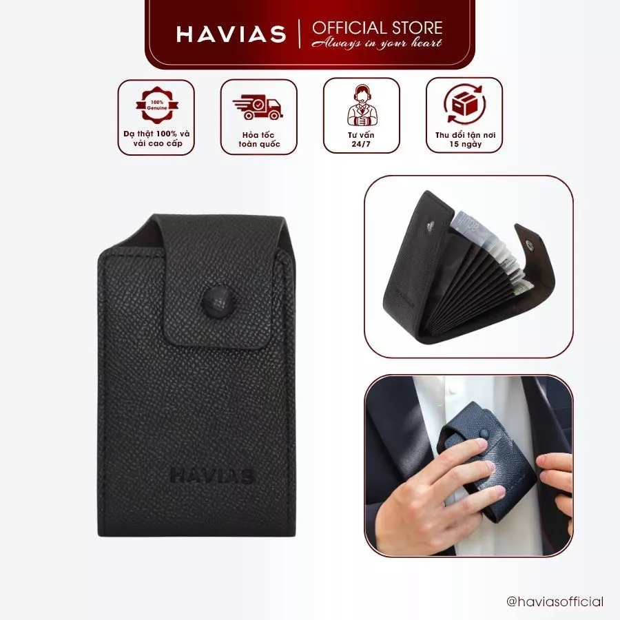 Ví da mini nhiều ngăn PART HAVIAS