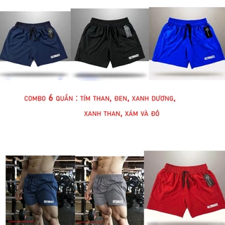 COMBO 5 - 6 QUẦN THỂ THAO NGẮN. CHẤT MÈ THOÁNG MÁT, CO GIÃN 4 CHIỀU. SIZE 45 - 100 KG. MẪU ULTIMATE