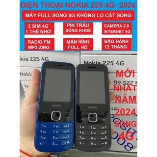 ĐIỆN THOẠI 225 4G[NEW 2024] 2 SIM 2 SÓNG, FULL SÓNG, PIN TRÂU, SÓNG KHOẺ, MỚI 100% FULL BOX, BH 12 THÁNG