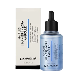 Serum HA Kyunglab HA PLUS [HA + B5] Hydra Ampoule 50ml giúp dưỡng ẩm chống lão hoá