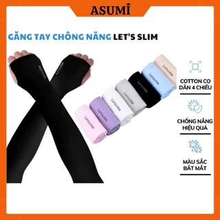 Găng Tay Chống Nắng Hàn Quốc 💎𝑭𝑹𝑬𝑬𝑺𝑯𝑰𝑷💎 Let’s Slim Chống tia UV, Găng hoạt động thể thao Asumi VN