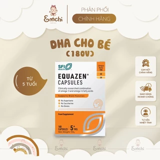 DHA Equazen cho bé từ 5y+ ( 180 viên) MẪU MỚI MÀU CAM