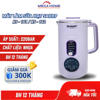 Máy làm sữa hạt mini Sh KS-161 1000ML chính hãng, Máy làm sữa hạt mini Sh KS-161 nấu các loại đa năng - MEGAHOME