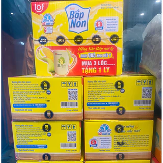 Sữa Bắp Non LiF Kun thùng 24 Hộp x 180ml.