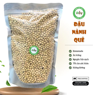 [1KG] Đậu Nành Đaklak (Đỗ tương) - Hạt nhỏ không biến đổi gen dân trồng dùng nấu sữa/ngũ cốc