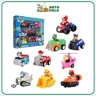 Đồ chơi biệt đội chó cứu hộ Paw Patrol 9 con, hàng chính hãng an toàn cho bé, nhựa siêu bền, không sử dụng pin