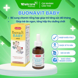 BuonaVit Baby [Chính hãng] – Lọ 20ml Bổ sung Vitamin tổng hợp, giúp tăng đề kháng hỗ trợ ăn ngon cho trẻ em