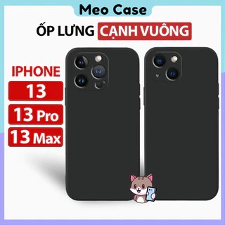 Ốp lưng iphone 13 Pro Max, Iphone 13 Pro, Iphone 13, TPU viền vuông, Vỏ điện thoại bảo vệ camera toàn diện | Meo case