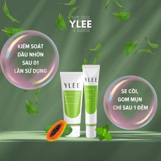 combo sữa rửa mặt và gel bôi mụn ylee kiểm soát dầu nhờn giảm mụn