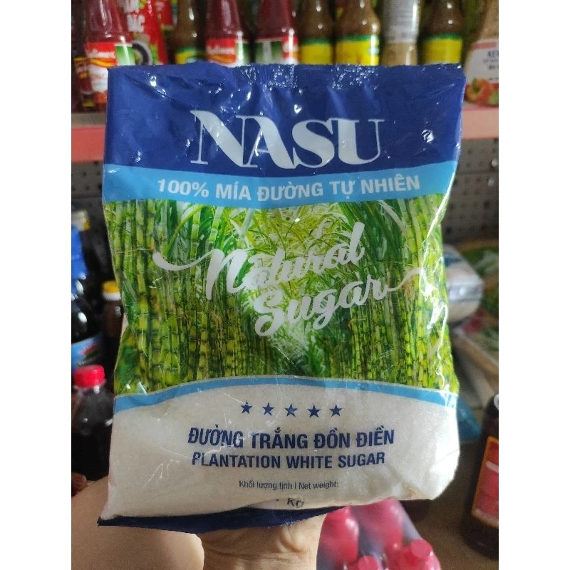 Đường trắng NASU  mía đường tự nhiên túi 1kg