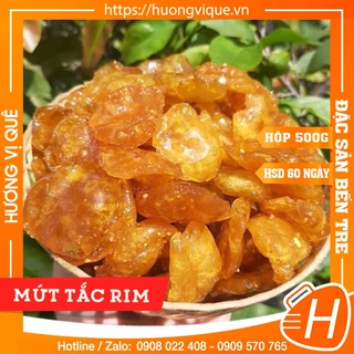 Mứt Tắc Rim Đường Phèn - Hộp 500g - Đặc Sản Bến Tre