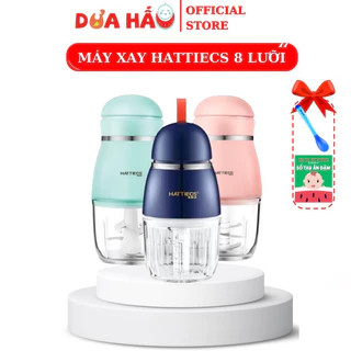 Máy Xay HATTIECS Đa Năng 8 lưỡi Phục Vụ Cho Bé Ăn Dặm