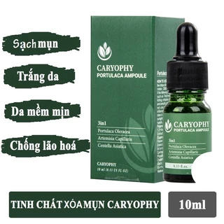 Serum Caryophy xóa sạch mụn trứng cá, mụn bọc, sưng đỏ đầu đen 10ml tinh chất rau má giảm thâm