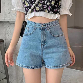 Quần Short Jeans Nữ , Quần Đùi Nữ Xẻ Gấu Phong Cách Hàn Quốc Xinh Cực Đỉnh L17