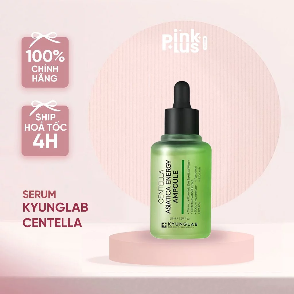 Serum mụn Kyung Lab Centella Asiatica Ampoule sạch mụn kiềm dầu mờ thâm 50ml