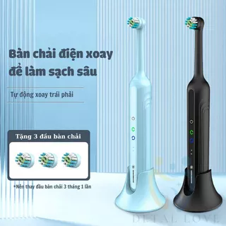 Bàn chải điện xoay 360 độ đầu tròn cho người lớn