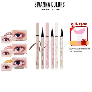 [From Thailand] Bút kẻ mắt nhũ Sivanna Colors Colorfull Party Pearl Eyeliner nhanh khô lâu trôi chống thâm nước - HF938