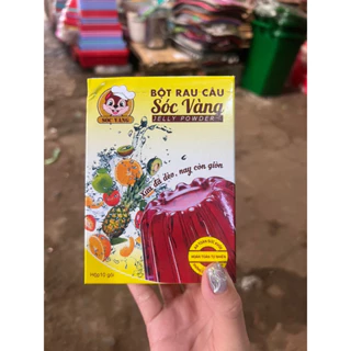 Bột Rau Câu Sóc Vàng ( hộp 10 gói, gói 12g )