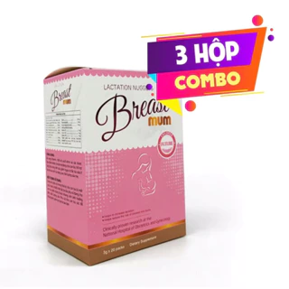 [COMBO 3 HỘP] Cốm lợi Sữa Breast mum (20gói/ hộp)