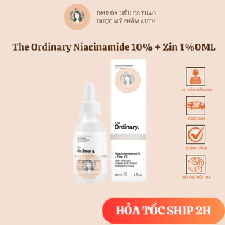 The Ordinary Niacinamide 10% + Zinc 1%, serum tinh chất giảm mụn se khít lỗ chân lông