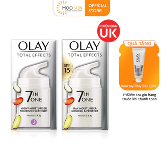 Kem Dưỡng Olay Total Effects 7 In 1 Ngày và Đêm dưỡng da, tái tạo và làm đẹp da một cách tối ưu, chống lão hóa