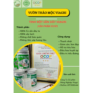 Tinh bột sắn dây VIAGRI sấy lạnh , thanh nhiệt