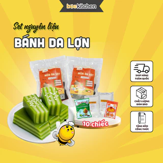 Set Tự Làm Bánh Da Lợn đơn giản, thành công Nhà Bee -  Thành phẩm 10 chiếc