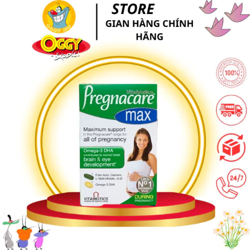 Viên Uống Vitamin Tổng Hợp Pregnacare Max Vitabiotics Cho Bà Bầu 84 Viên Mẹ Rofi